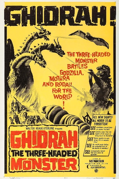Ghidorah, the Three-Headed Monster (San daikaij&ucirc;: Chiky&ucirc; saidai no kessen) [Sub: Eng]